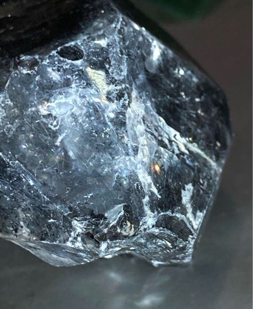 パッキマーダイヤモンド✨　レインボー　カテドラル　水晶　原石　パーキマー