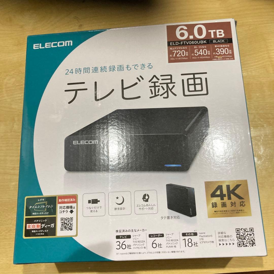 ELECOM 6.0TB 外付けハードディスク