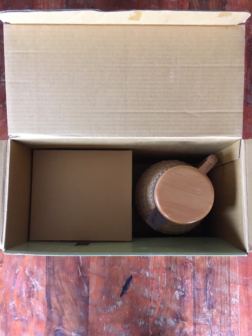 デットストック 北欧 象印 籐ポット&アイスペールセット