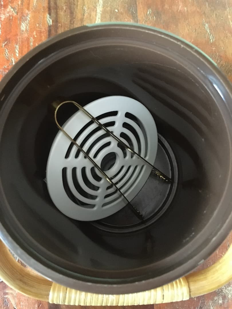 デットストック 北欧 象印 籐ポット&アイスペールセット