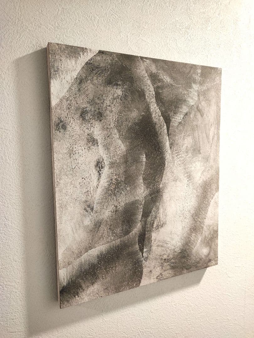 抽象画　テクスチャーアート　ウェルカムボード　ファブリックパネル　現代アート