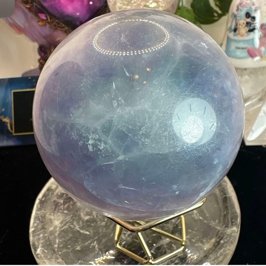 高品質 ふんわりカラーフローライトスフィア♡No.2219