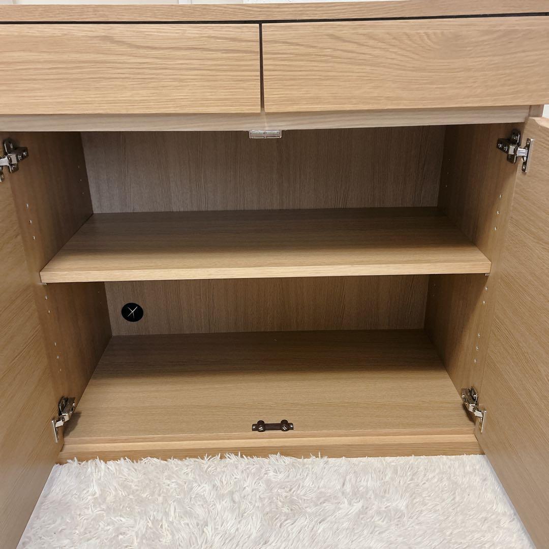 【美品】MUJI 無印良品 木製キャビネット オーク材 希少