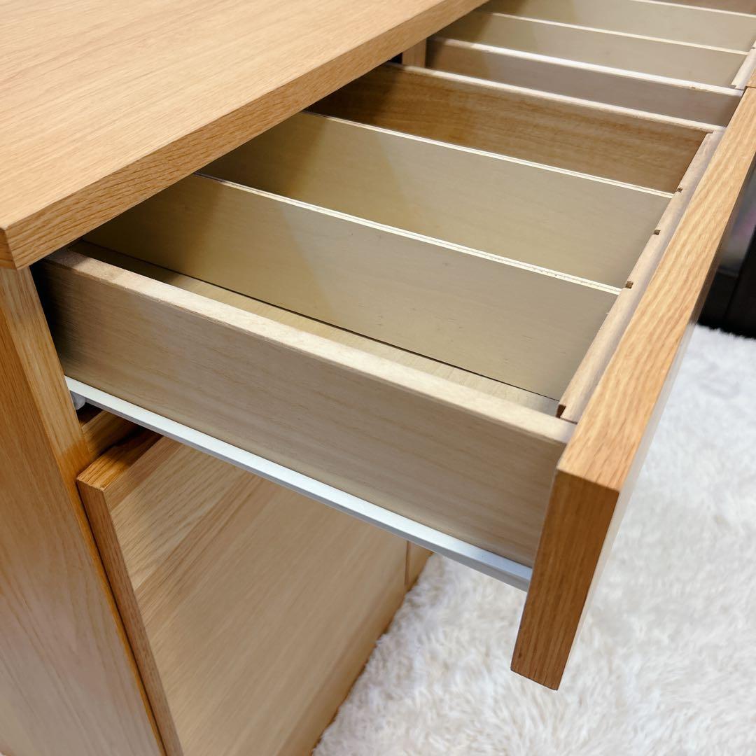 【美品】MUJI 無印良品 木製キャビネット オーク材 希少