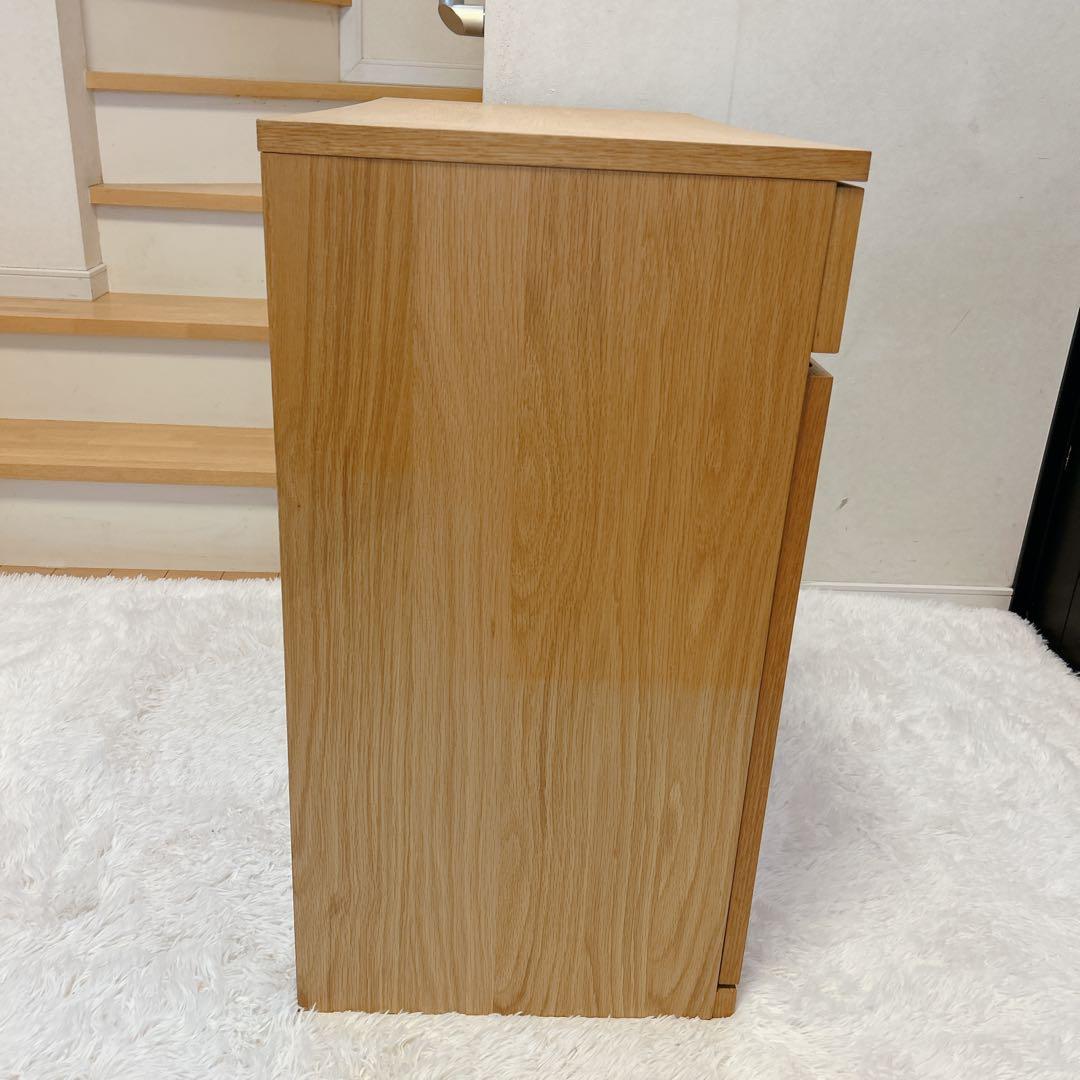 【美品】MUJI 無印良品 木製キャビネット オーク材 希少