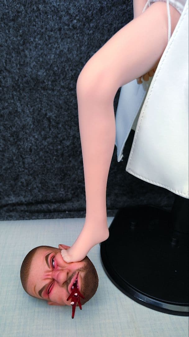 TBLeague.1/6ヘッド、[ぶん殴られ顔ヘッド]珍品希少品!