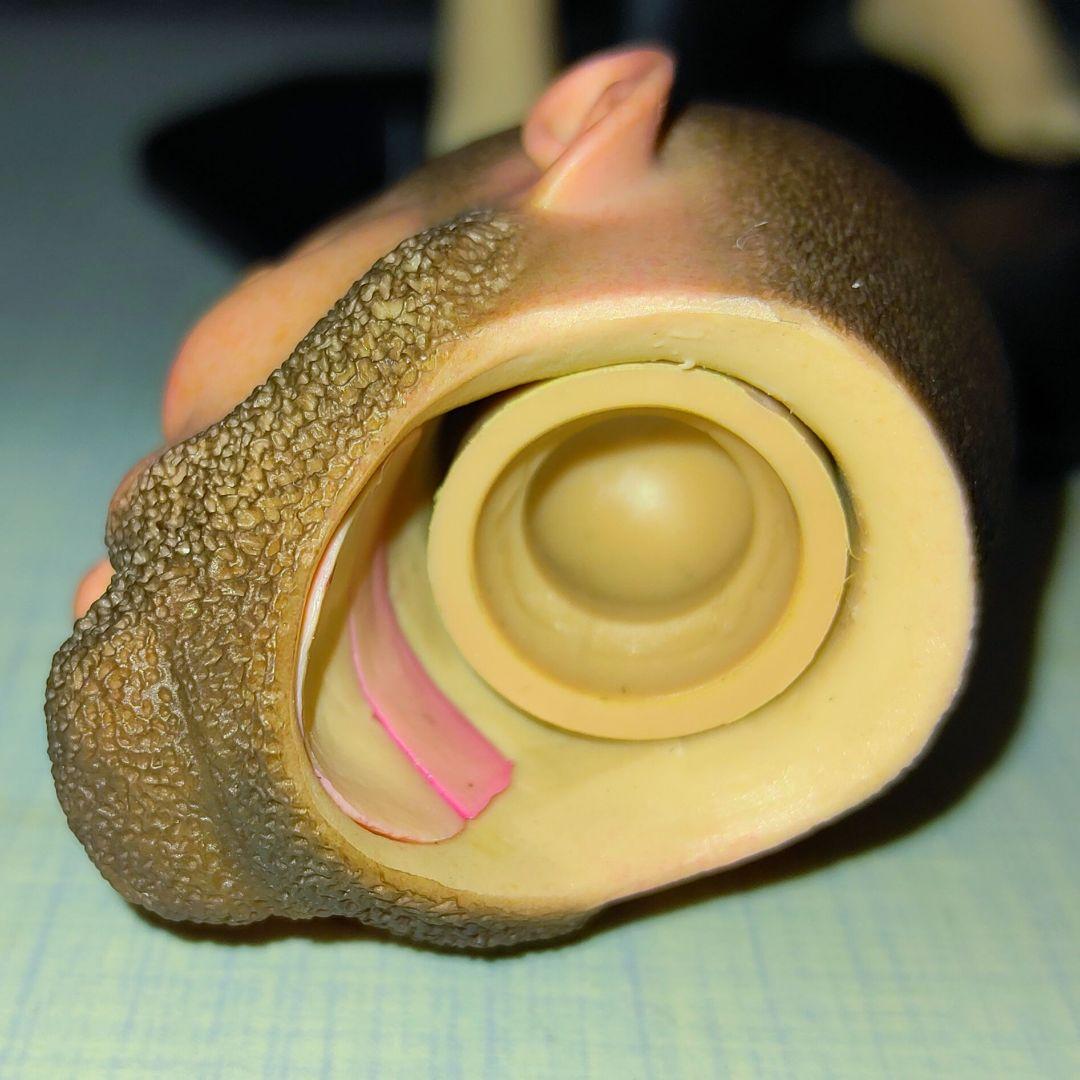 TBLeague.1/6ヘッド、[ぶん殴られ顔ヘッド]珍品希少品!