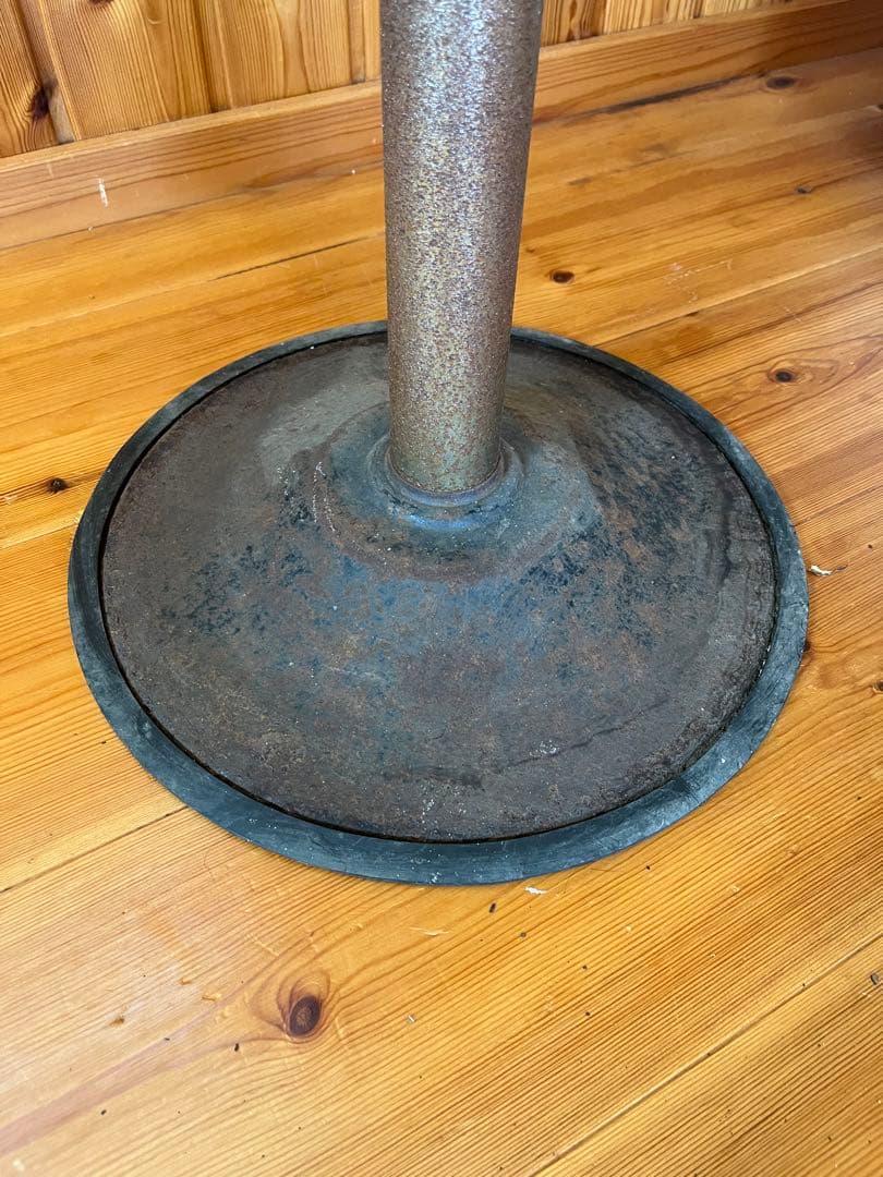 【アンティーク】回転式　丸椅子 スツール シャビー 昭和レトロ