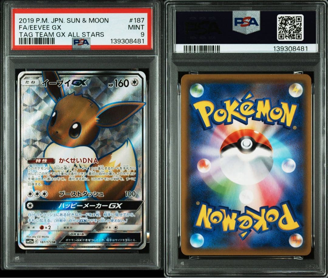 ポケモンカード　イーブイGX SR SM12a TAG TEAM PSA10