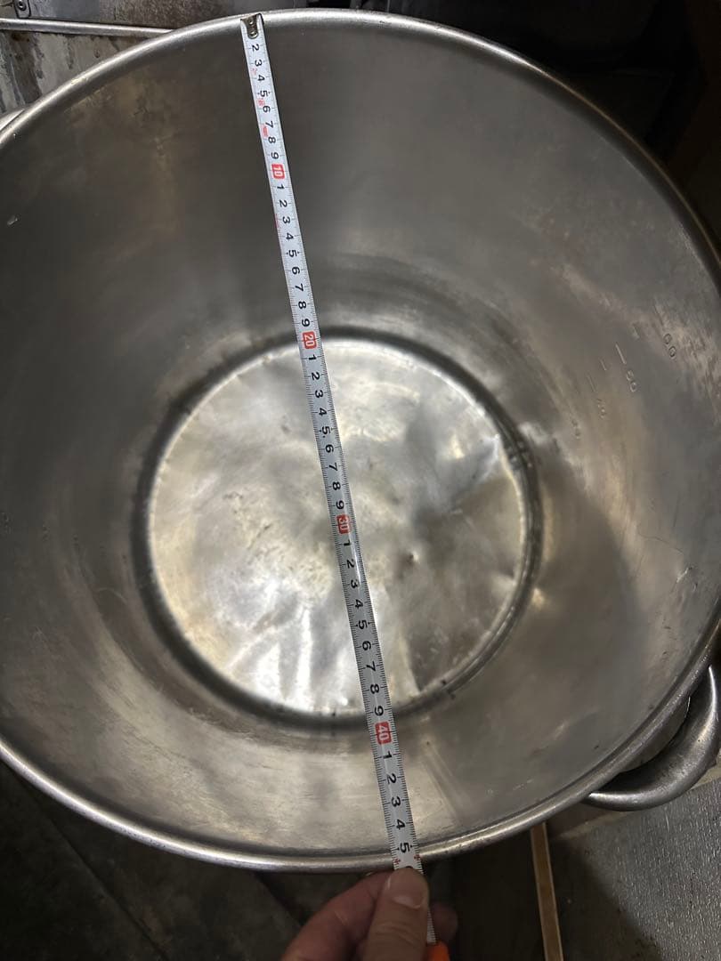 大容量ステンレス寸胴鍋 60L 45cm