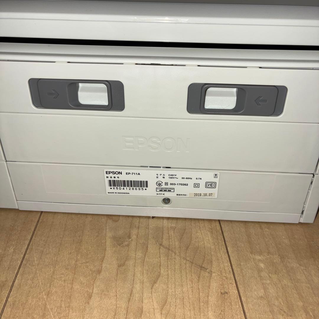 動作品 EPSON EP-711A インクジェットプリンター