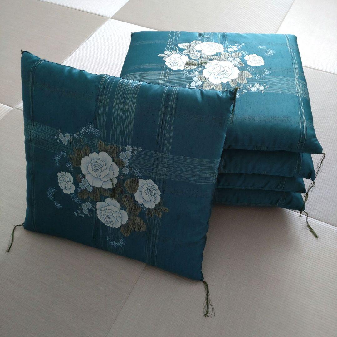 座布団　５枚セット　ふさ付き　法事　来客用