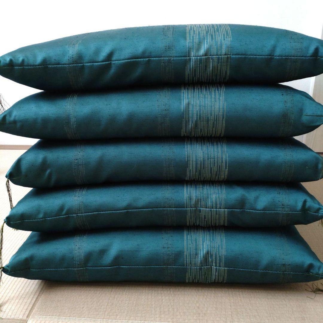 座布団　５枚セット　ふさ付き　法事　来客用