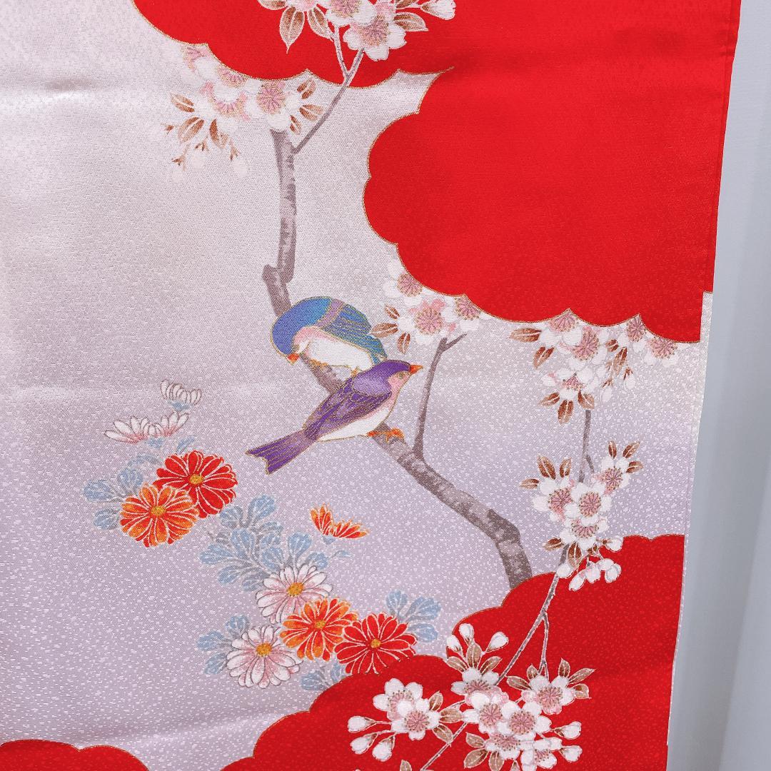 Y★4048★ 子供着物 七五三 女の子 四つ身 単品