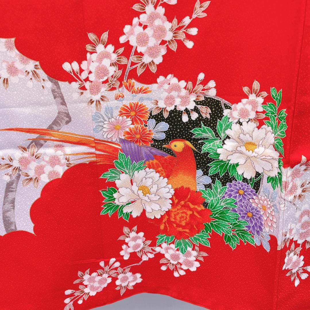 Y★4048★ 子供着物 七五三 女の子 四つ身 単品