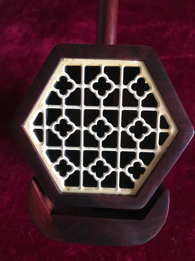 二胡★最上級小葉紫檀★錦蛇皮★蘇州科韻・李玉貴★十年保証★必需品揃い