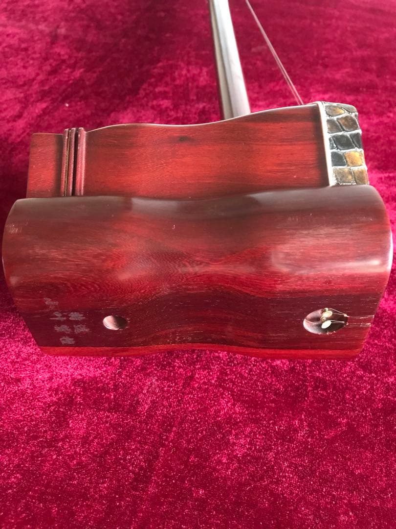 二胡★最上級小葉紫檀★錦蛇皮★蘇州科韻・李玉貴★十年保証★必需品揃い