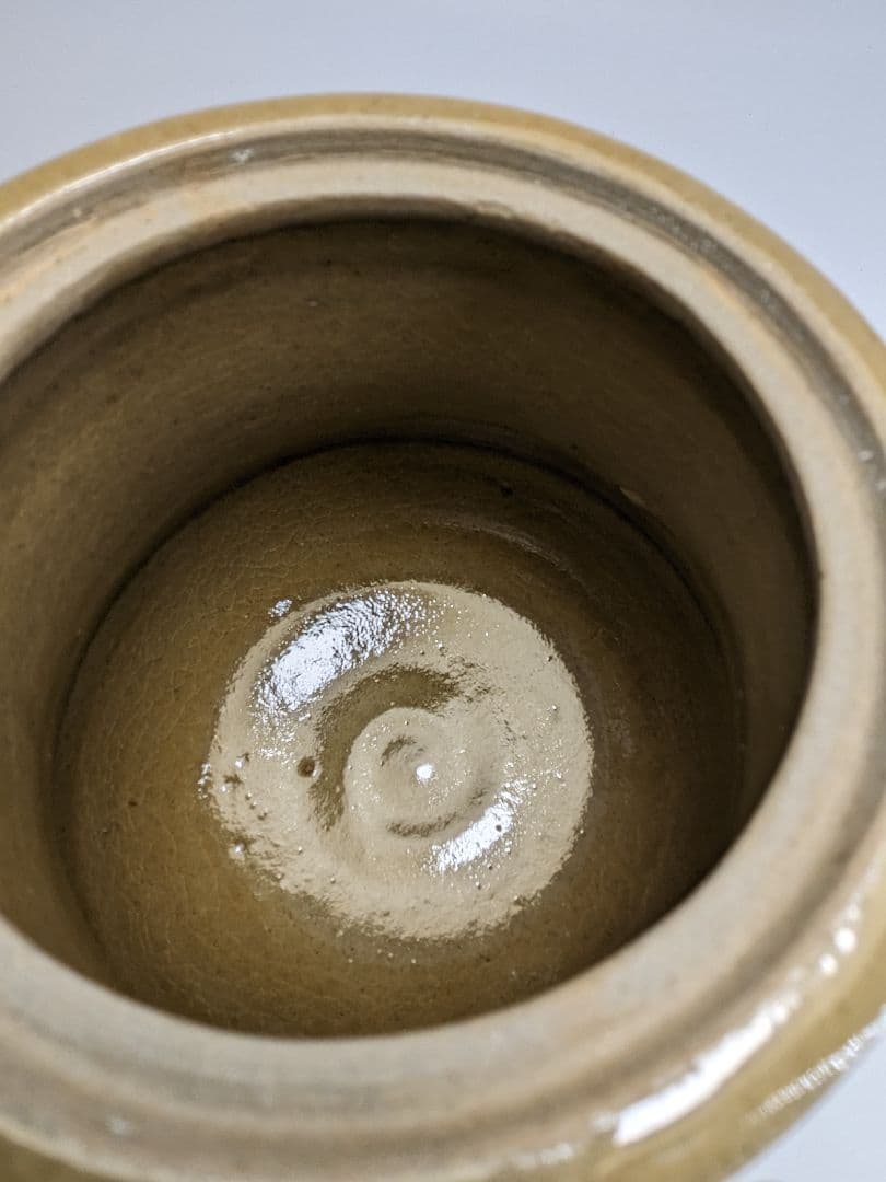 宮川陽仙 虫明焼 耳付水指 茶道具 茶器 水差 抹茶 食器 工芸品 置物 容器