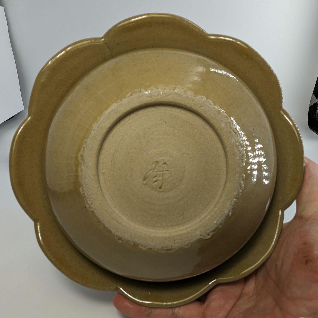 宮川陽仙 虫明焼 耳付水指 茶道具 茶器 水差 抹茶 食器 工芸品 置物 容器