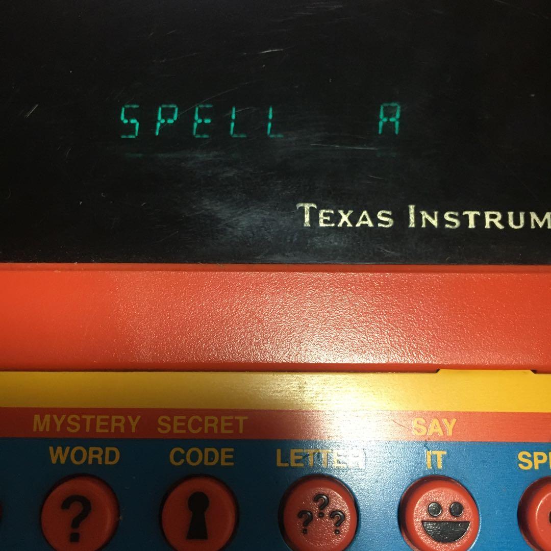 Speak & Spell スピークアンドスペル 1978 初期版 レトロ レア