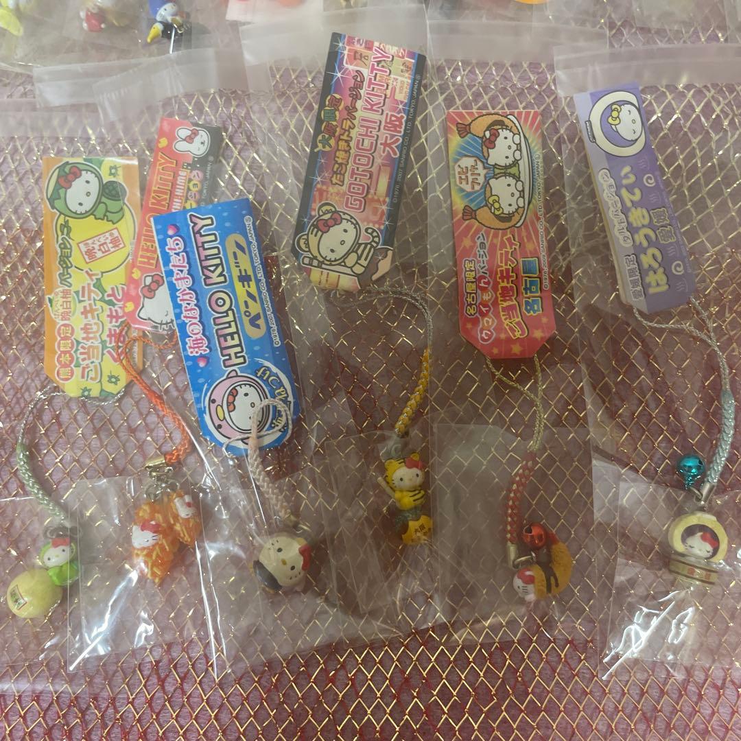 ハローキティ　ご当地ストラップ　根付け　まとめ売り