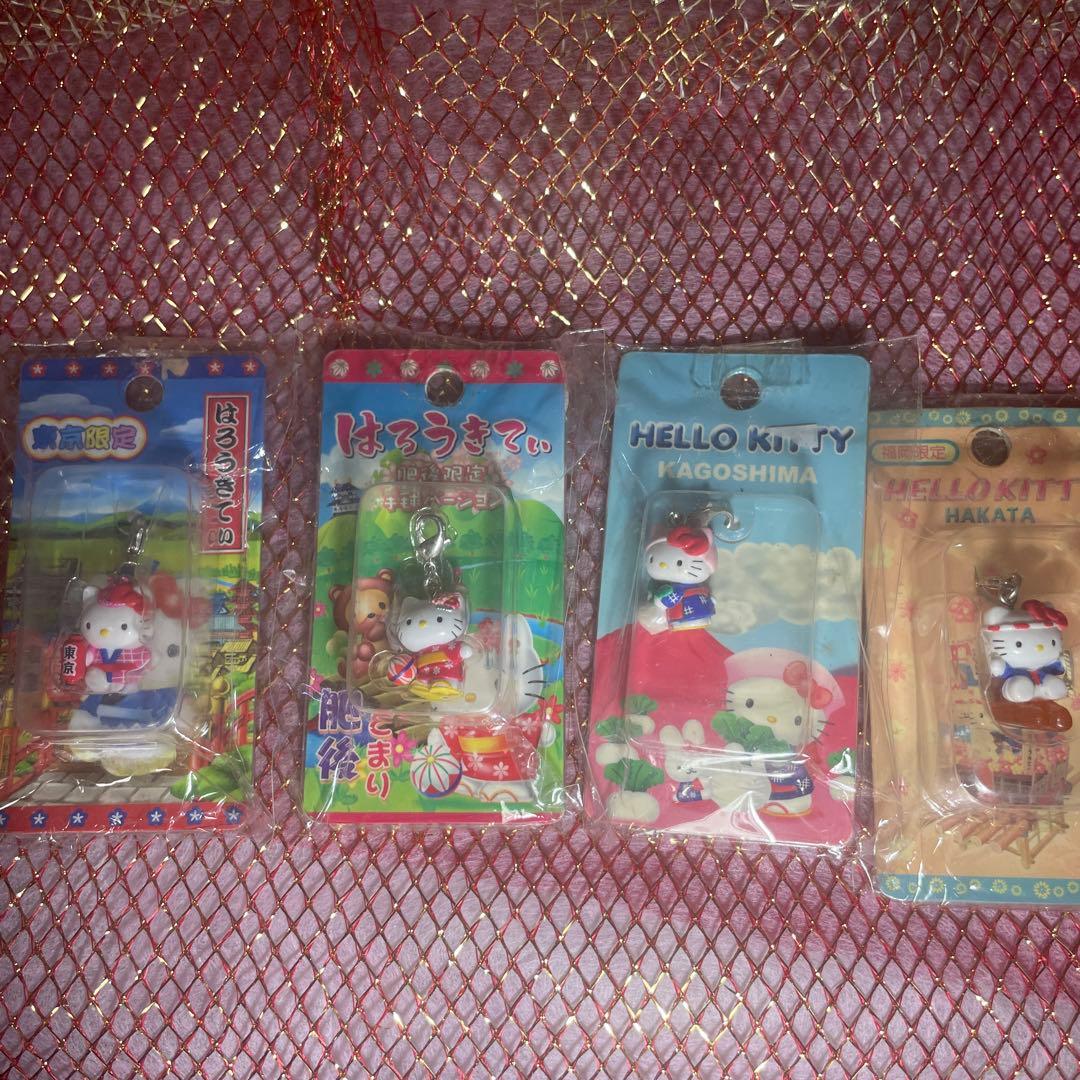 ハローキティ　ご当地ストラップ　根付け　まとめ売り