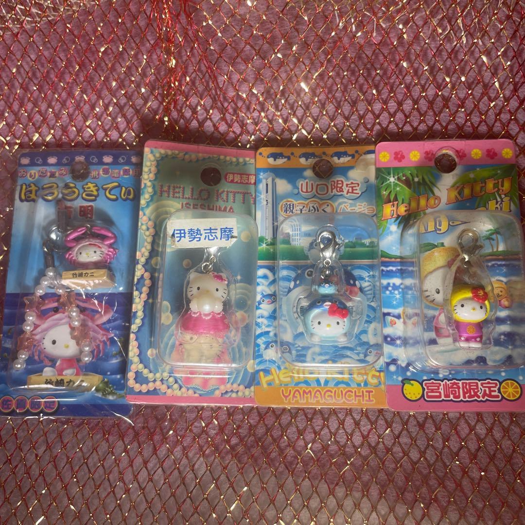 ハローキティ　ご当地ストラップ　根付け　まとめ売り