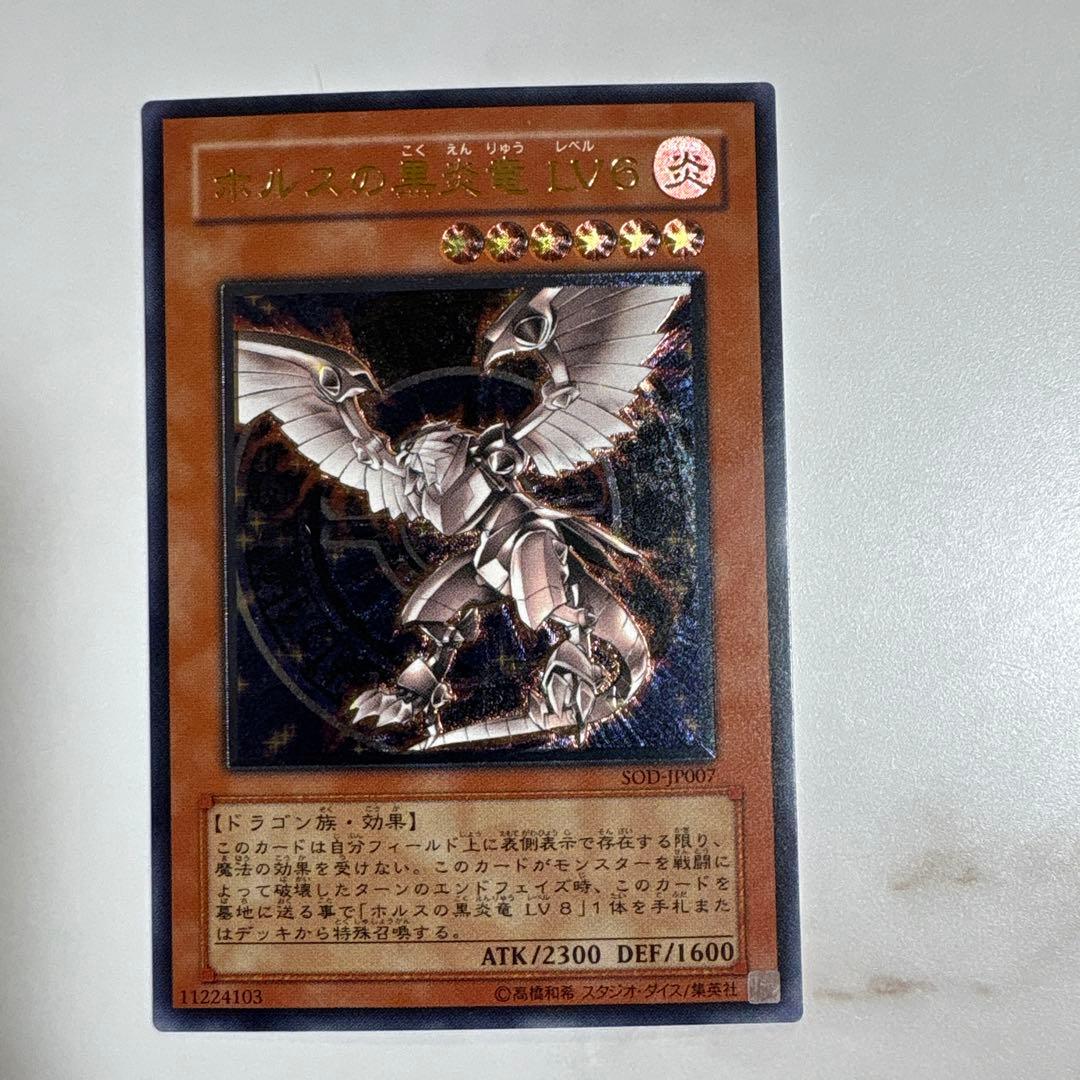 遊戯王　ホルスの黒炎竜　レリーフ　セット