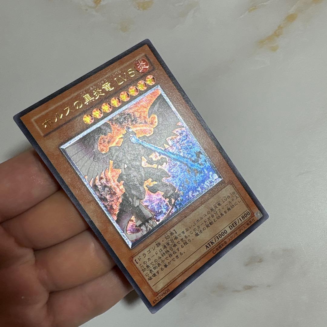 遊戯王　ホルスの黒炎竜　レリーフ　セット