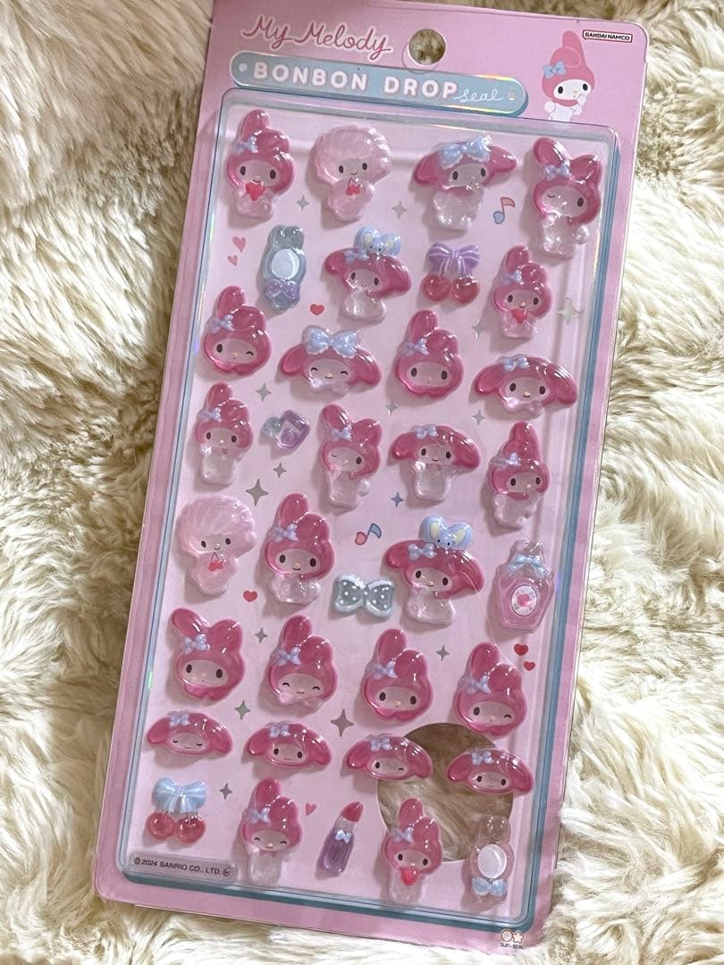 【国内正規品】ボンボンドロップシール｜サンリオマイメロディ｜和柄｜まとめ3点