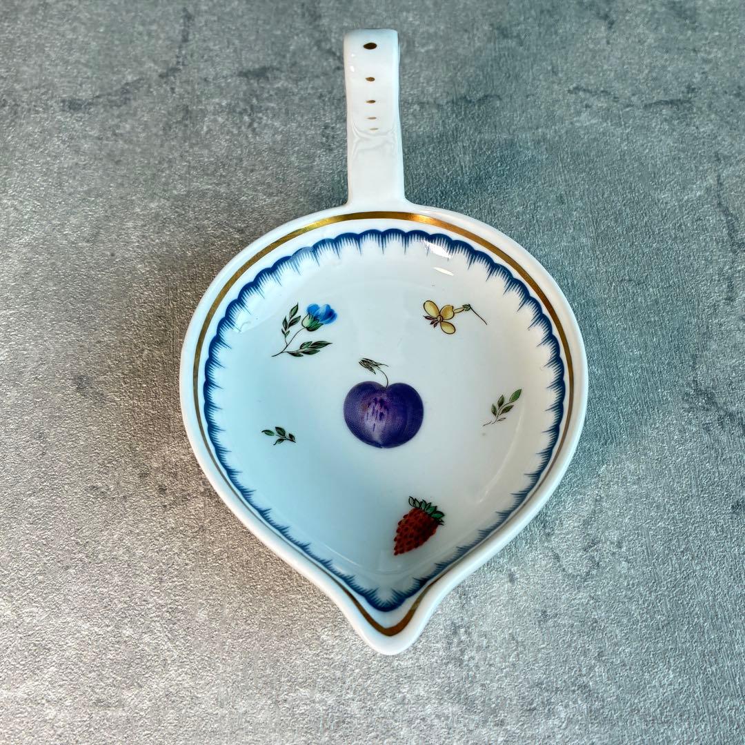 【美品】リチャードジノリ イタリアンフルーツ プレート2枚＆スワンディッシュ