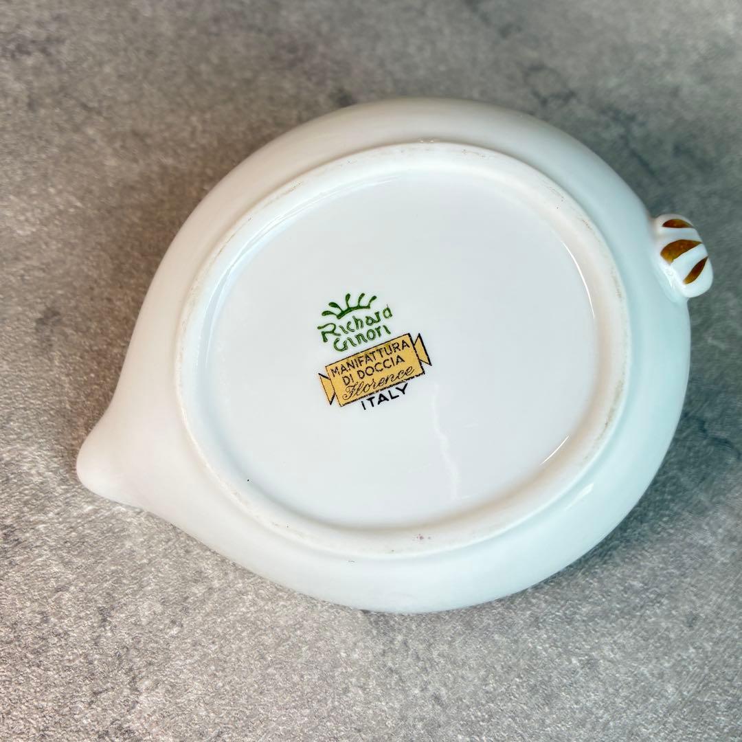 【美品】リチャードジノリ イタリアンフルーツ プレート2枚＆スワンディッシュ