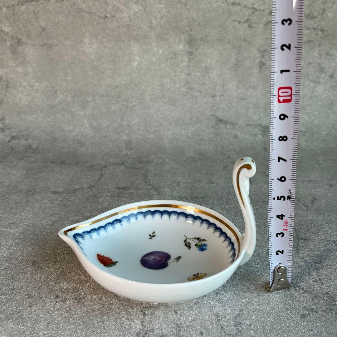 【美品】リチャードジノリ イタリアンフルーツ プレート2枚＆スワンディッシュ