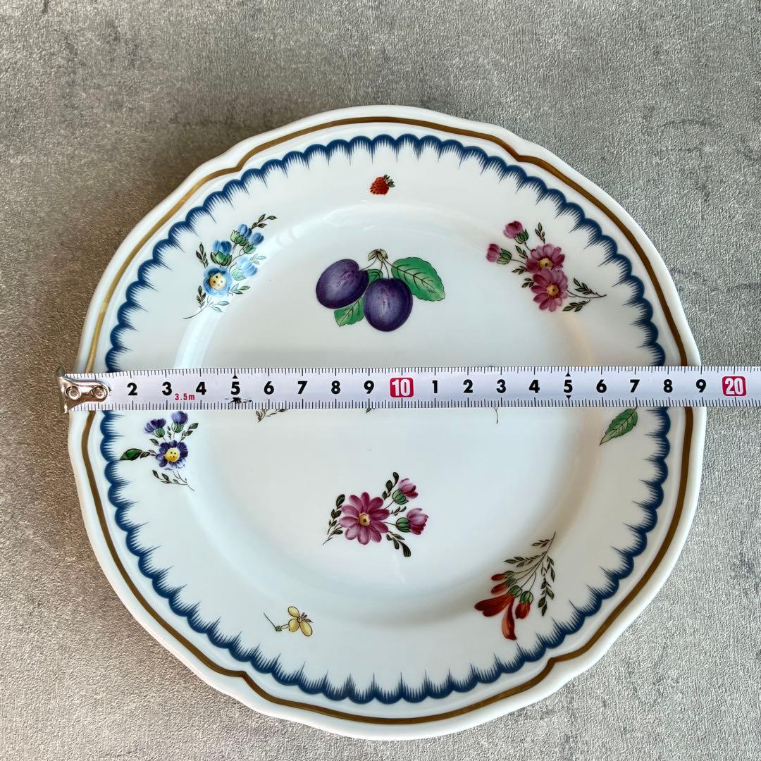 【美品】リチャードジノリ イタリアンフルーツ プレート2枚＆スワンディッシュ