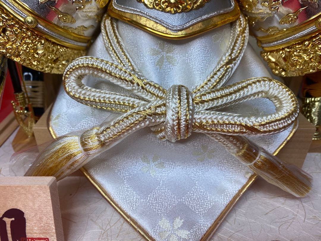 伊達政宗　東京久月　五月人形　兜飾り　白木柄ケース入