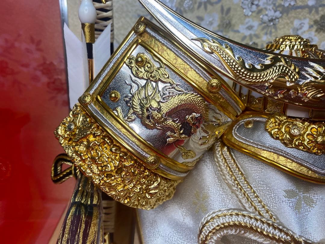 伊達政宗　東京久月　五月人形　兜飾り　白木柄ケース入