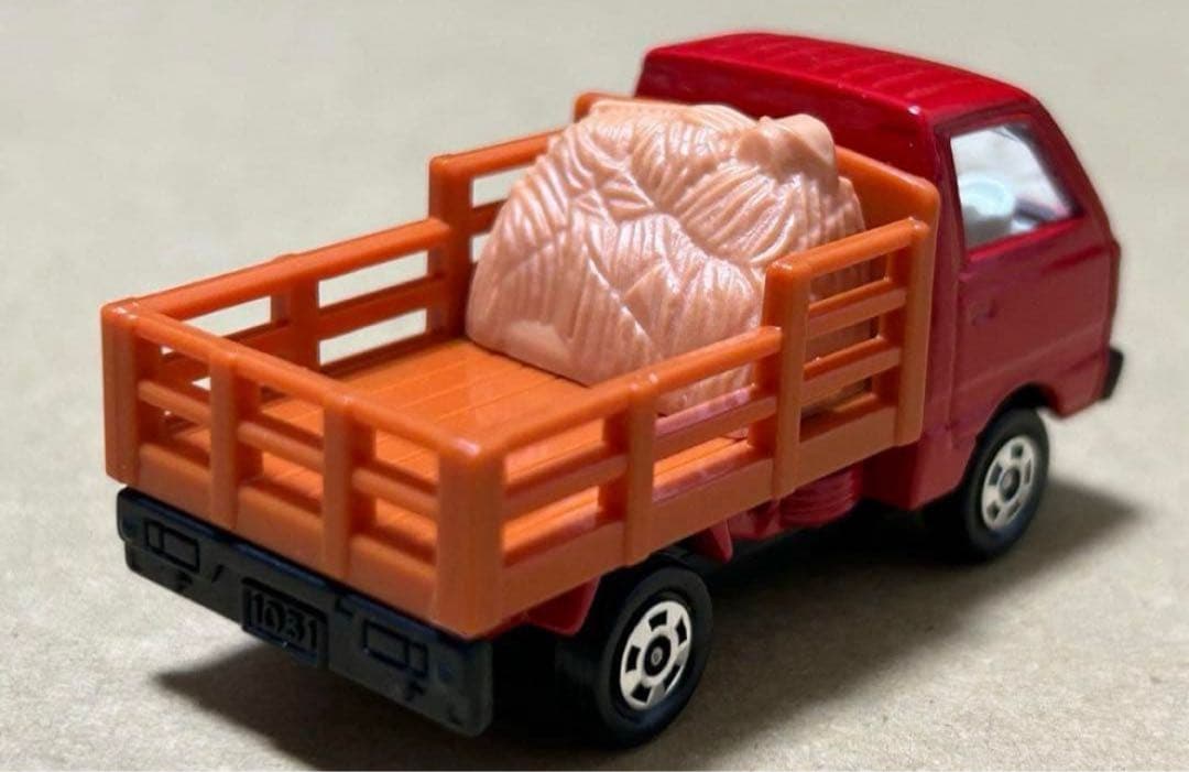 トミカ スズキ キャリィ 家畜運搬車 赤