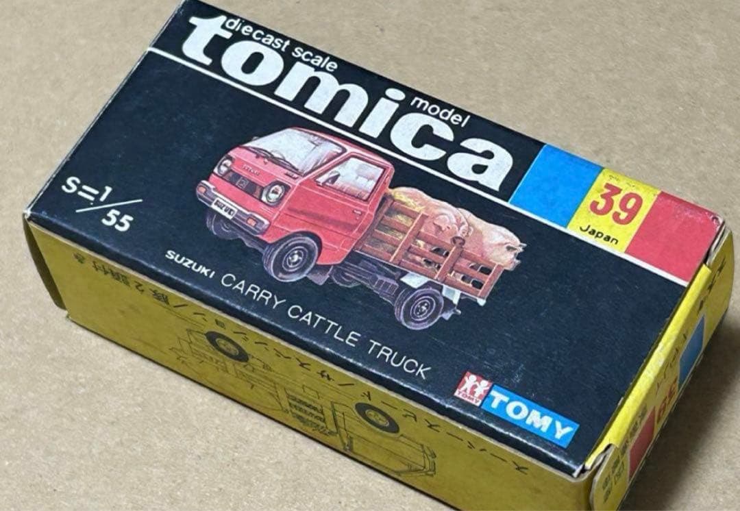 トミカ スズキ キャリィ 家畜運搬車 赤