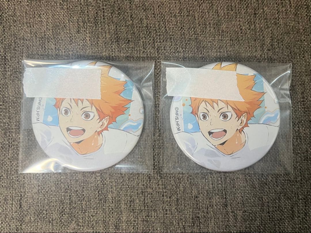 【最終値下げ‼️】ハイキュー!! 水遊び 缶バッジ 日向翔陽 63点