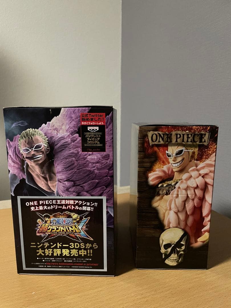 ワンピースのフィギュアドフラミンゴ2本セット