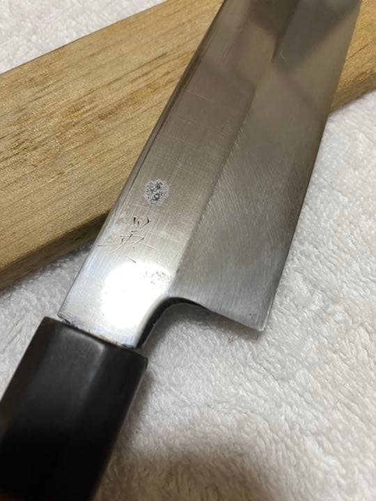 【英 5寸 鏡面 ムキモノ包丁 白本焼き】本焼きムキモノ包丁