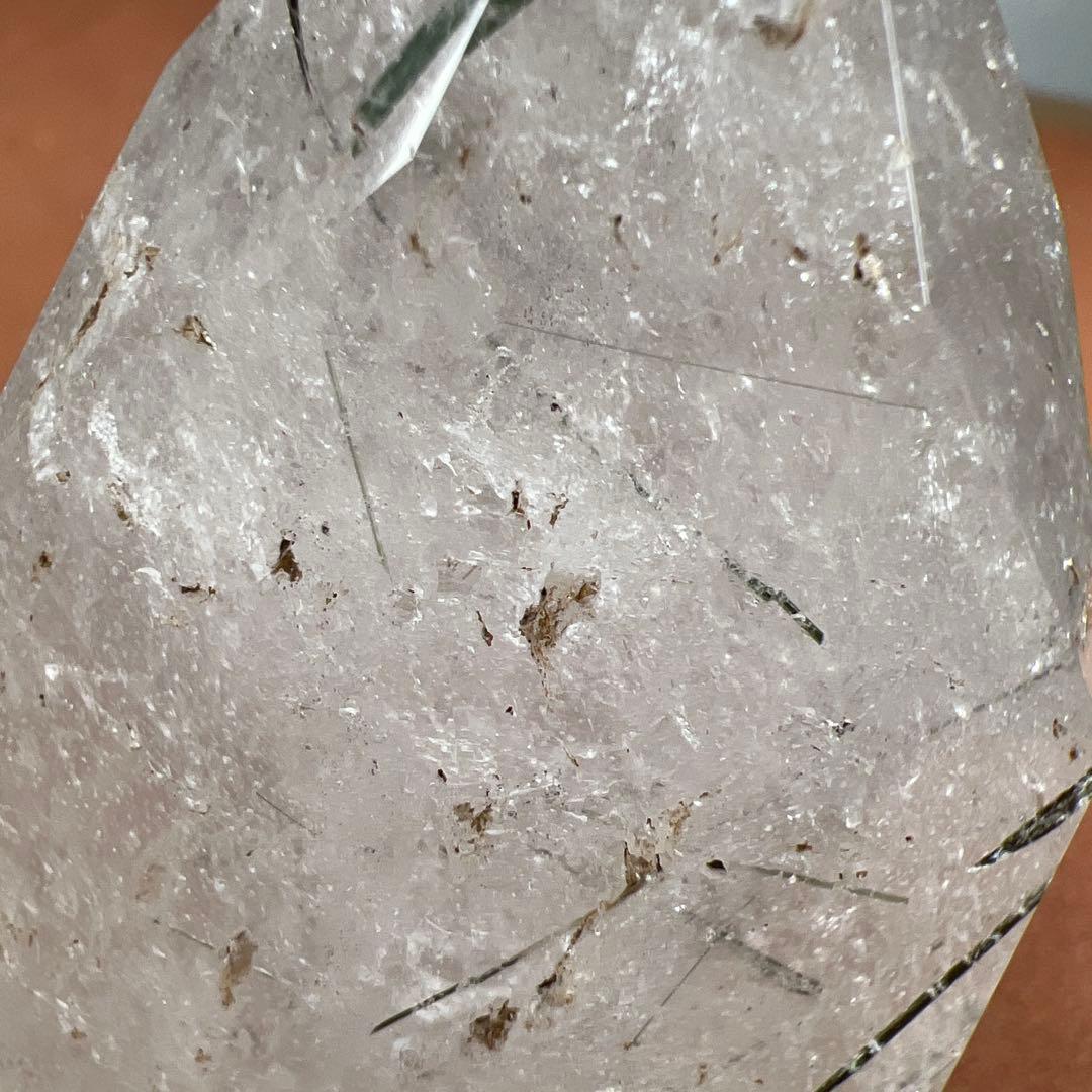 天然石　ブラックトルマリンインクォーツ　ポイント