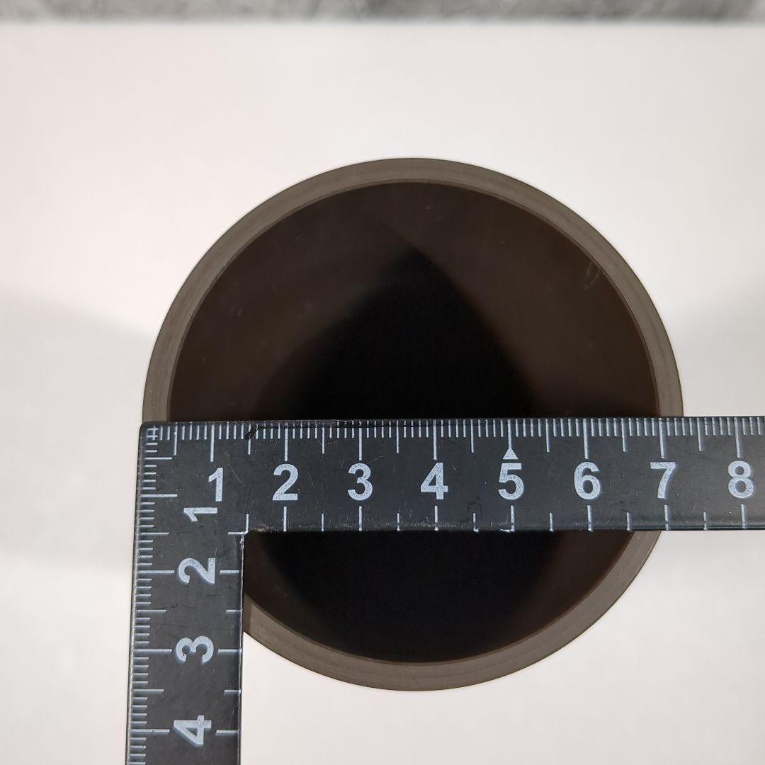 竹製 ダークブラウン 籠花入 編み込みデザイン 茶道 華道