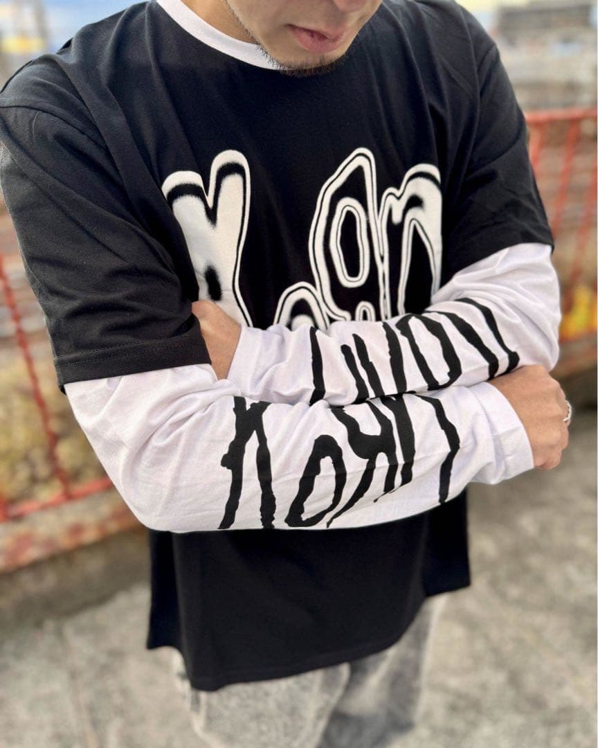 新品未使用 KORN / llic Logo 長袖Tシャツ M