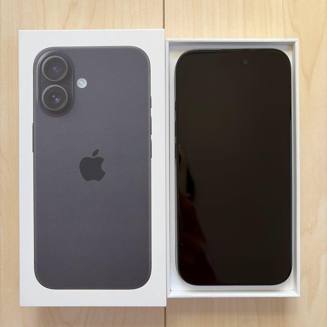iPhone 16 ブラック 128GB SIMフリー