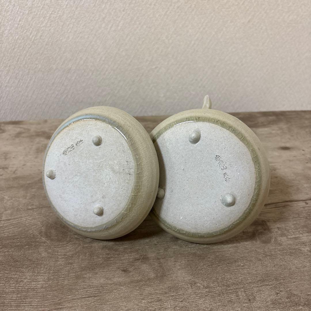 遠州七窯　奈良赤虜焼　香柏窯　尾西樂斎　楽斉　酒器　徳利