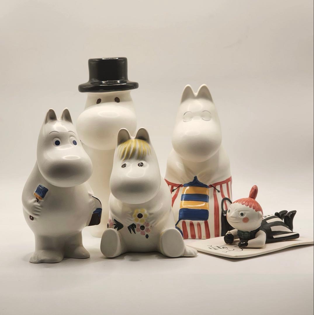[廃盤・美品】ARABIA ムーミン 5体セット / Finland