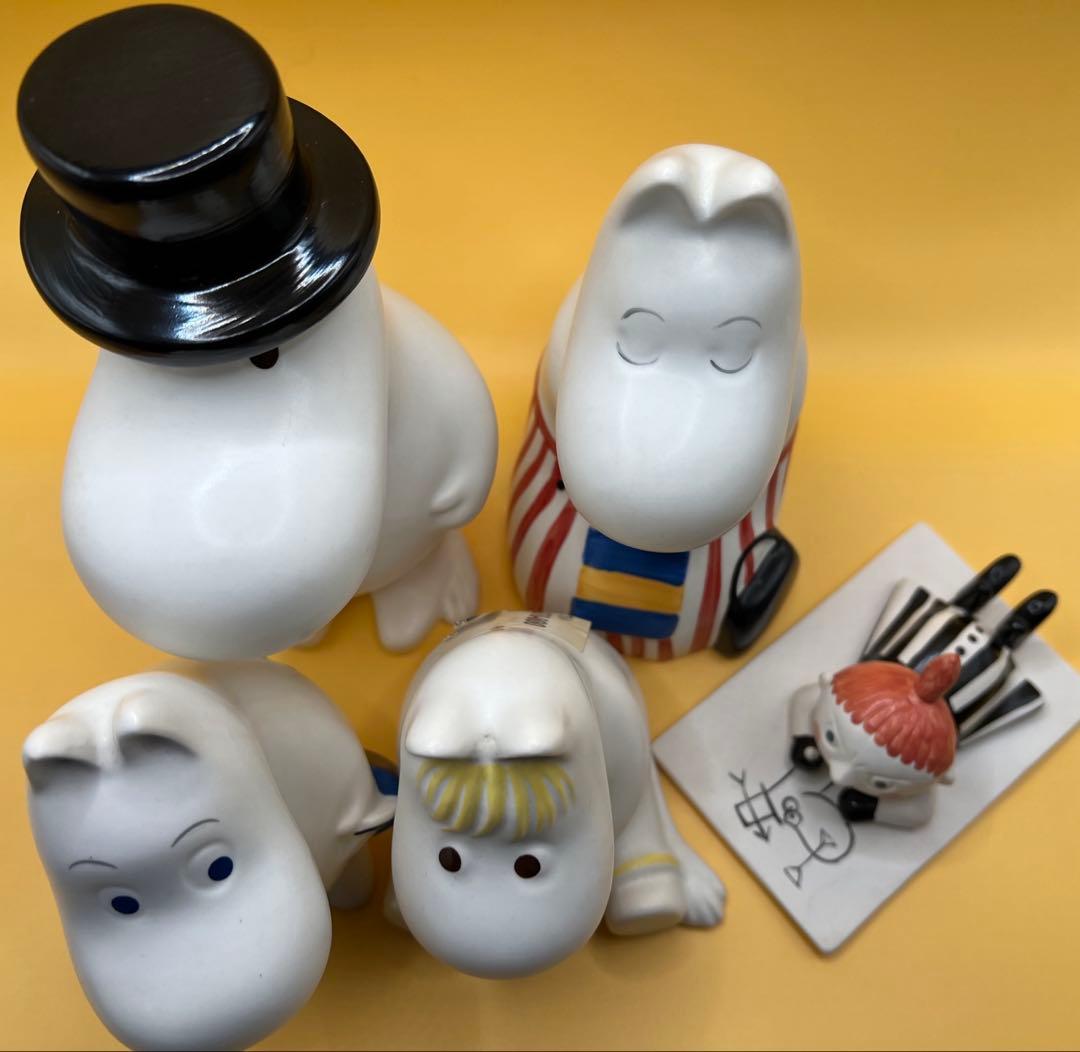 [廃盤・美品】ARABIA ムーミン 5体セット / Finland