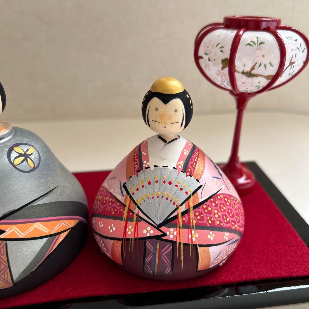 木地雛　吉や　じくの店　雛道具　雛道具　お雛様　木製　こけし　こけし雛