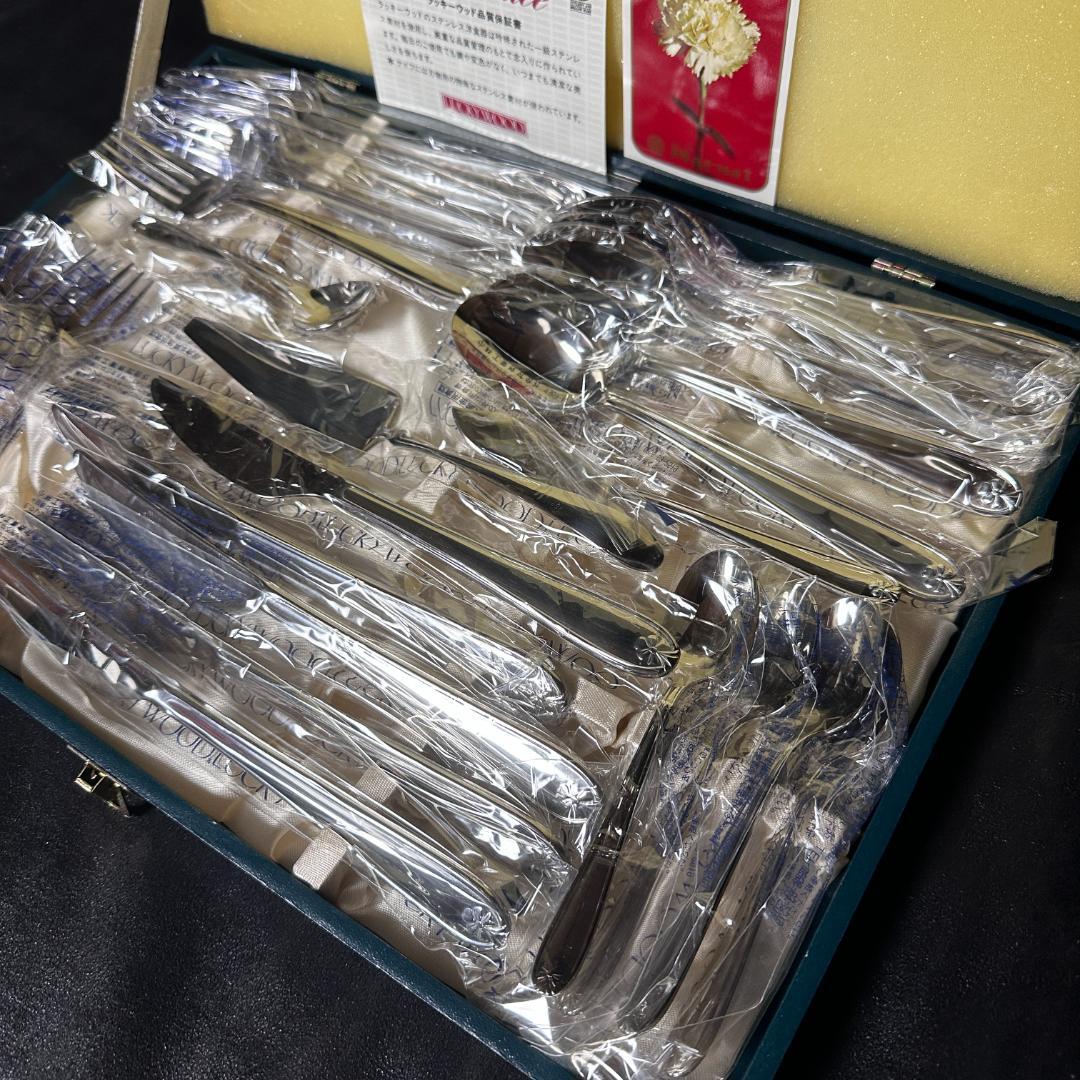 LUCKY WOOD ラッキーウッド☆カラトリー8種28本セット